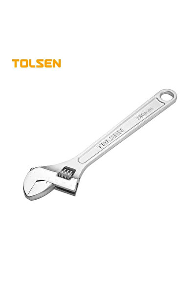 Leon Lifestyle Tolsen 6-inch (150mm) Adjustable English Wrench, Chrome Wrench with Engraved Scale