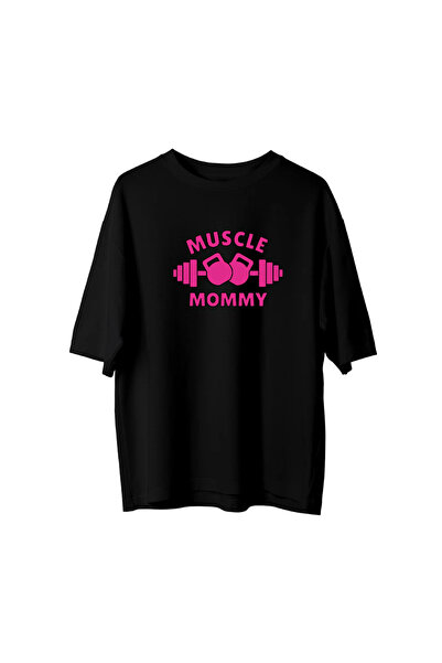 CANDLEMASTORE Muscle Mommy - Oversized T-Shirt