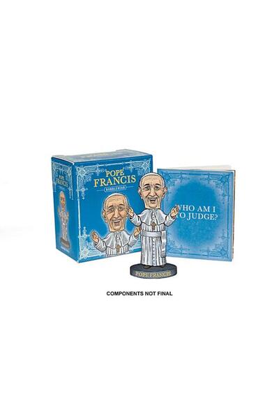 Running Pr Book Publ Papa Francisc Bobblehead