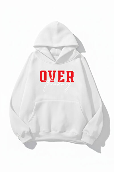 uyguntarz Unisex Soft Textured over Thinking Printed Design Oversized 3 Threa...