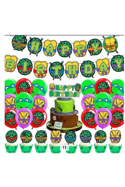 Generic New Teenage Mutant Ninja Turtles theme birthday party supplies