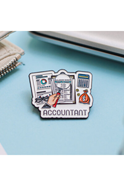 Cloud Pins Accounting Specialty Brooch