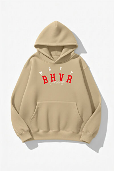 uyguntarz Hanorac unisex cu textura moale WRST Style cu imprimeu Design supra...