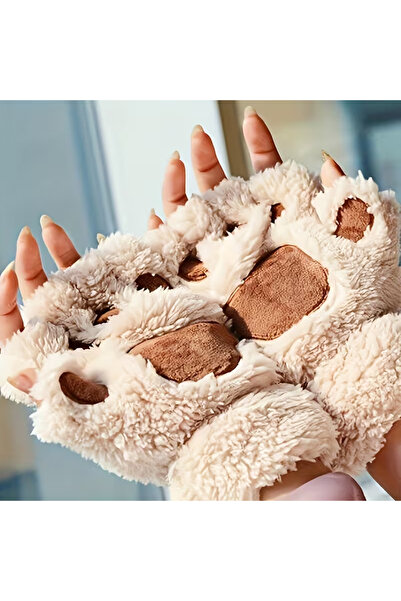 zeynobella Pofuduk Eldiven Sevimli Parmaksız Pati Eldiven