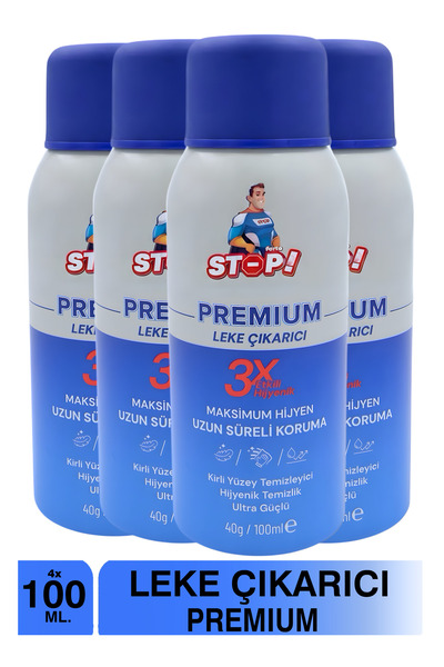 STOP Forte 4'lü Leke Çıkarıcı 100 ml - Seyahat Boy (Aerosol İçerikli)