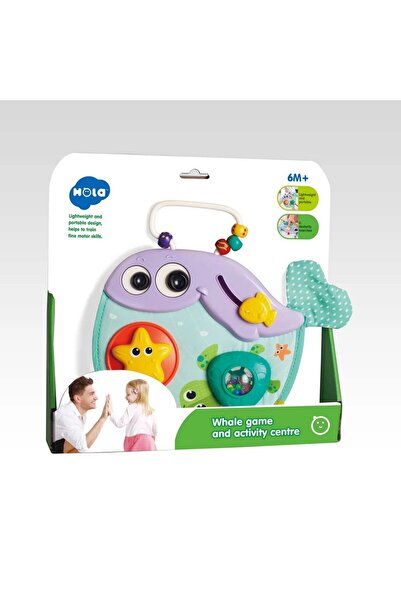 Hibobi Premium لعبة حوت تفاعلية للأطفال الرضع – هدية تعليمية حسية