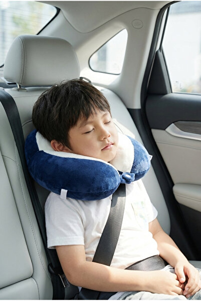 Heybee Luggages NKK009 Hayvanlı Luxury Lacivert Ortopedik Eğlenceli Çocuk Sey...