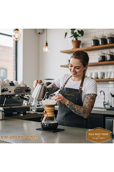 COLD BREW TREND by uğur cadırcı Chemex 800 ml Ahşap Tutacaklı - 6 Cup