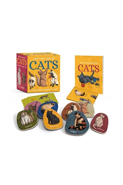 RP Minis Din dragoste pentru pisici: Un set de magneți din lemn