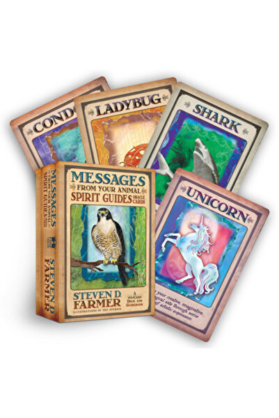 Hay House Mesaje de la Ghizii Spirituali Animali Cărți Oracol: Un Pachet de 4...