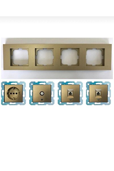 genel tedarik-tse Ovivo Grano Quad Frame Earth-Bound Socket and Satellite 2 T...