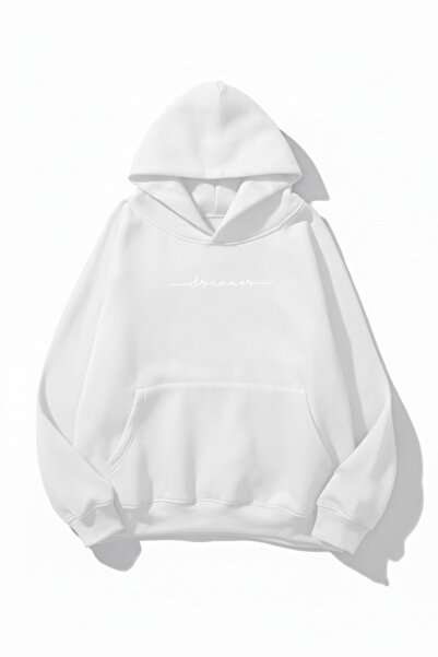 uyguntarz Унісекс м'яка тканина Dream з принтом Oversize 3 нитки Худі Світшот