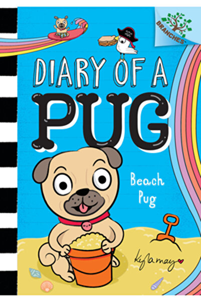 Scholastic Beach Pug: A Branches Book (Diary of a Pug #10)