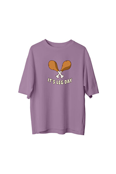 CANDLEMASTORE It's Leg Day - Oversized T-Shirt
