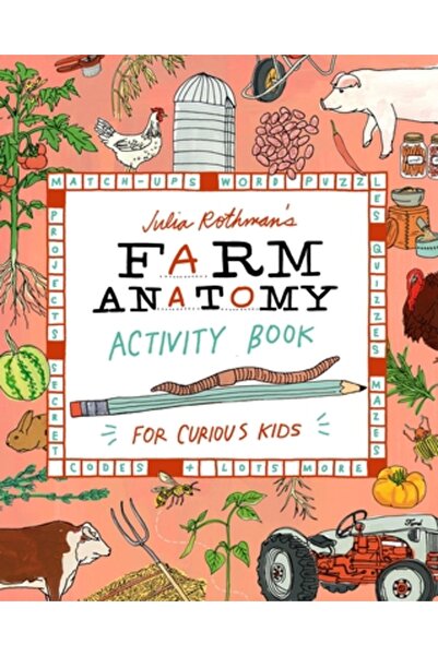 Storey Pub Caiet de activități despre anatomia fermei de Julia Rothman: Potri...