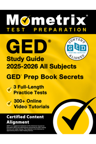 Mometrix Media Llc Ghid de studiu GED 2025-2026 Toate materiile - 3 teste pra...