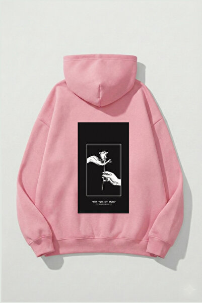 uyguntarz Φούτερ με κουκούλα Unisex με μαλακή υφή For You, My Muse με τύπωμα ...