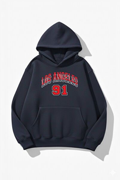 uyguntarz Unisex-Hoodie-Sweatshirt mit weicher Textur, Los Angeles 91, bedruc...