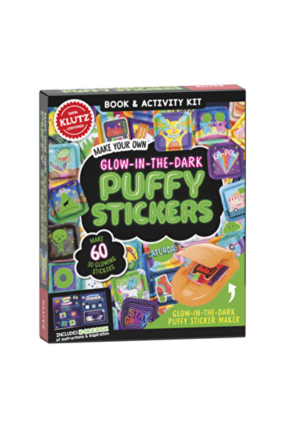 KLUTZ Creează-ți propriile autocolante pufoase care strălucesc în întuneric