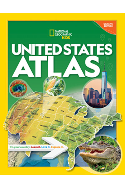Natl Geographic Soc Atlasul Statelor Unite ale Americii, ediția a 7-a, Nation...