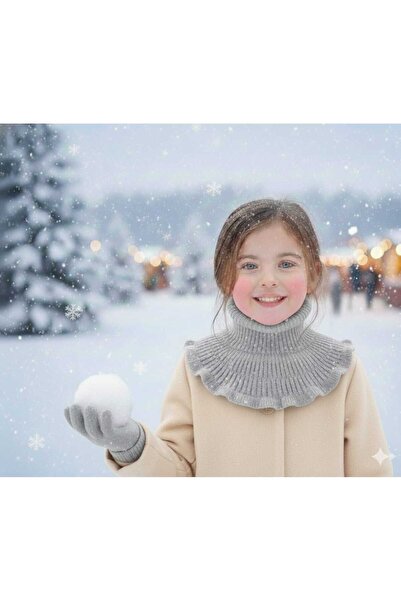 VESTA MARKETİNG Kız Çocuk Fırfırlı Boyunluk, Kore Şıklığı İle Tanışın, İster ...