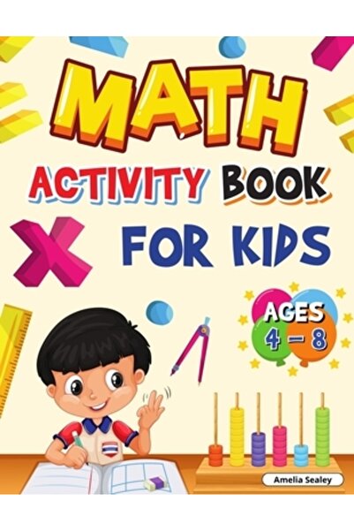 Grin Pub Caiet de activități matematice pentru copii cu vârste între 4 și 8 a...