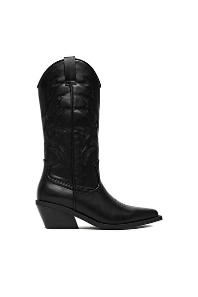 Jenny cizme cowboy femeie negre CEO-R25AW01598