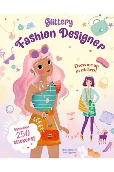 White Star Kids Carte de stickere strălucitoare cu designer de modă