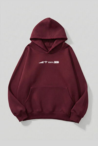 uyguntarz Hanorac unisex cu textura moale Phone's Icons cu imprimeu Design su...