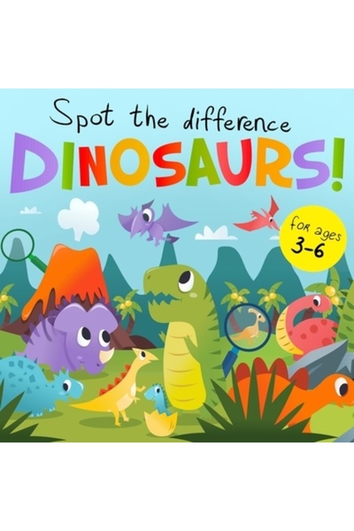 INDEPENDENT CAT Găsește diferențele - Dinozauri!: O carte distractivă de căut...