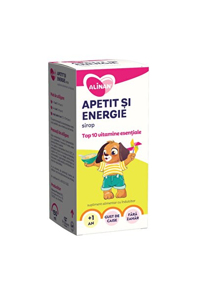 Fiterman Pharma Sirop pentru poftă de mâncare și energie 150 mililitri Alinan...
