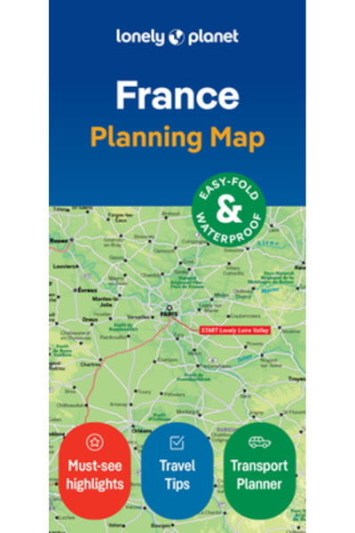 Lonely Planet Pub Harta de planificare a Franței Lonely Planet 2