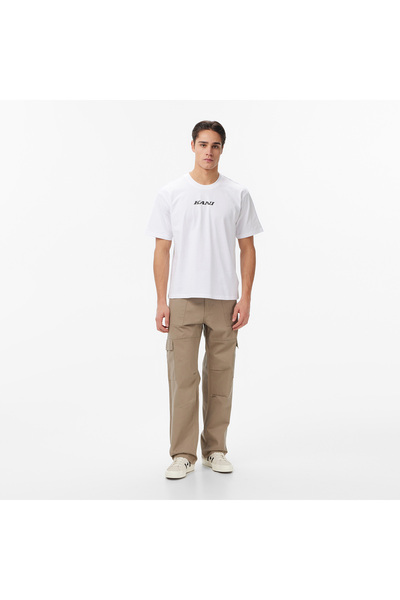 KARL KANI OG Straight Erkek Kahverengi Pantolon