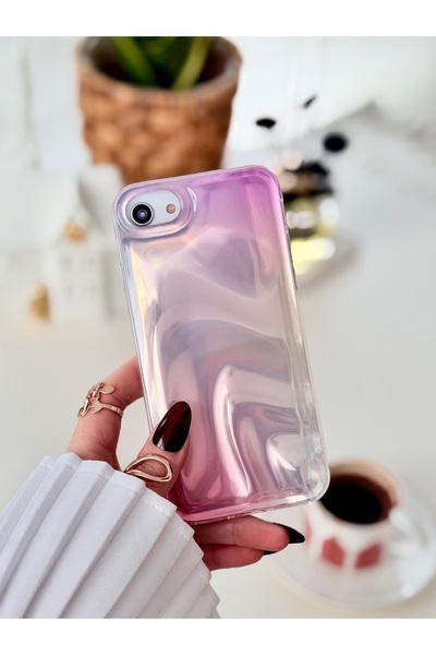 Go Aksesuar iPhone 7 - 8 - Se 2020 - Se 2022 Compatible Shine Saten Color Gra...