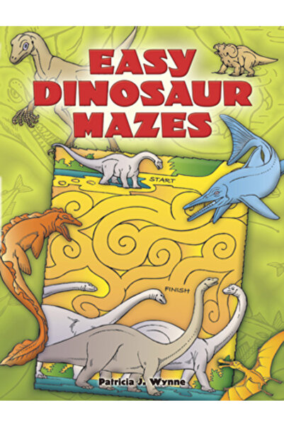 Dover Publications Labirinturi ușoare cu dinozauri