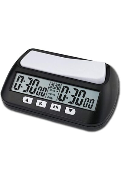 EACAM Chess Timer, Professional Chess Clock with Alarm, Portable 3 in 1 Chess...