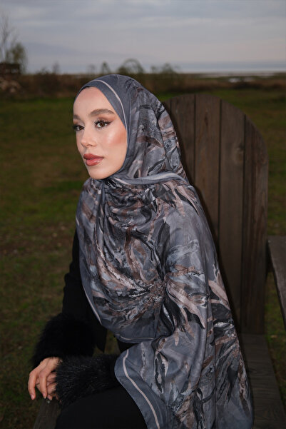 Mirel Soft Şal - Soğuk Gri
