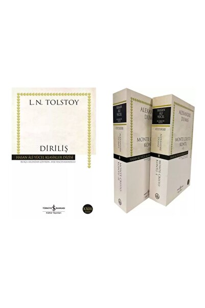 TÜRKİYE İŞ BANKASI KÜLTÜR YAYINLARI Diriliş Lev N. Tolstoy - Monte Cristo Kon...