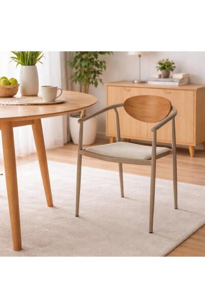 Palma homez A stylish and comfortable garden chair for your outdoor moments - Champagne