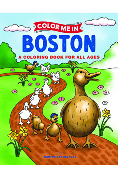 Arcadia Childrens Books Colorează-mă în Boston: O carte de colorat pentru toa...