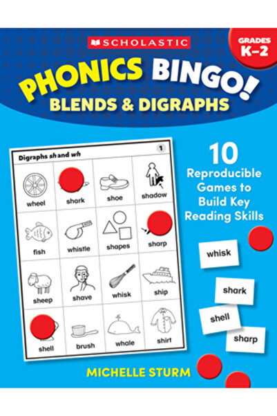 Scholastic Teaching Res Bingo fonetic: Combinații și digrafe: 10 jocuri repro...