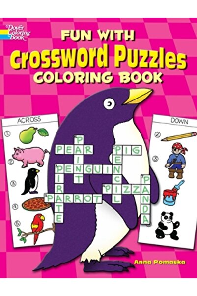 Dover Pubn Inc Distracție cu cartea de colorat cu puzzle-uri de cuvinte încru...