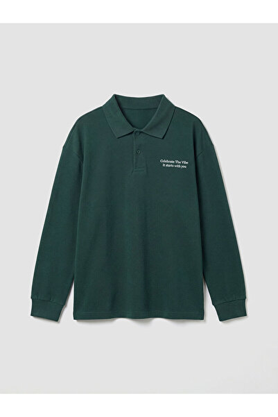 LC Waikiki Polo Neck Boy's Printed T-Shirt