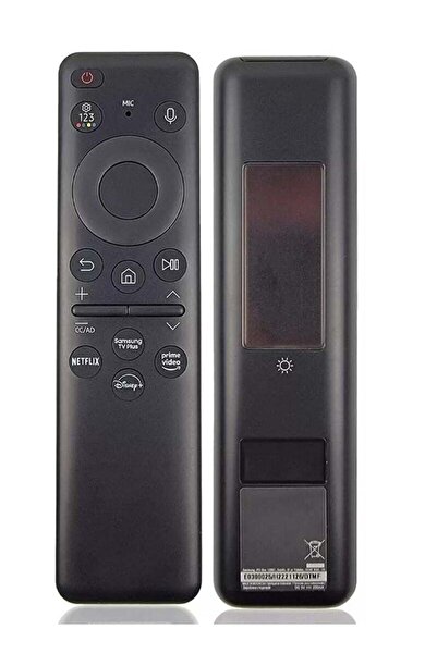 Generic NEW Solar Voice Remote Control for Samsung Smart TVs – Eco-Friendly, Hands-Free Voice Navigation