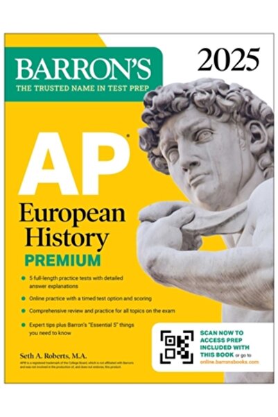 Barrons Education Series AP European History Premium, 2025: Prep Book with 5 ...