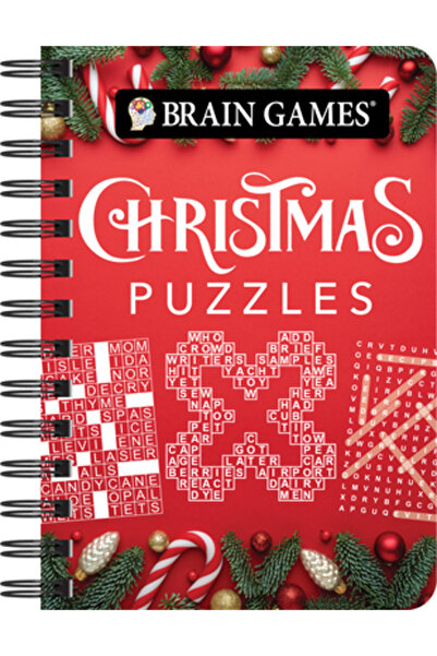 Pubn Intl Jocuri de creier - De luat - Puzzle-uri de Crăciun