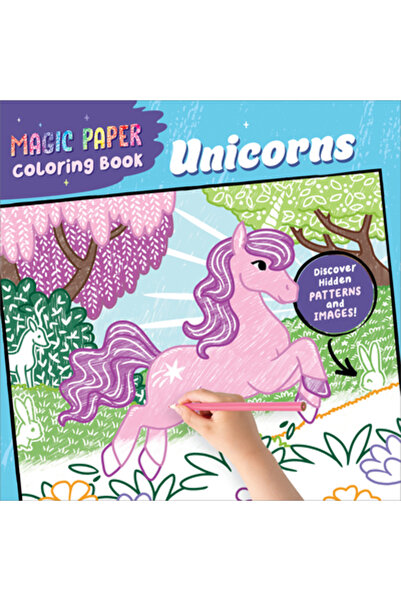 Callisto Kids Carte de colorat magică din hârtie: Unicorni: Descoperă modele ...
