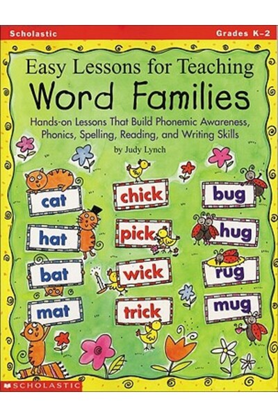 Scholastic Teaching Resources Lecții ușoare pentru predarea familiilor de cuv...