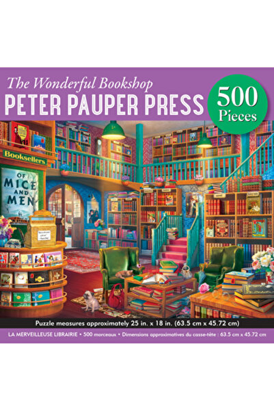 Peter Pauper Puzzle de 500 de piese Librăria Minunată