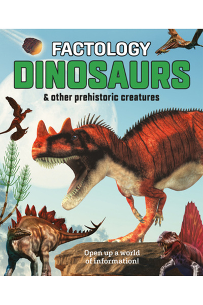BUTTON BOOKS Factologie: Dinozauri: Deschide o lume a informației!